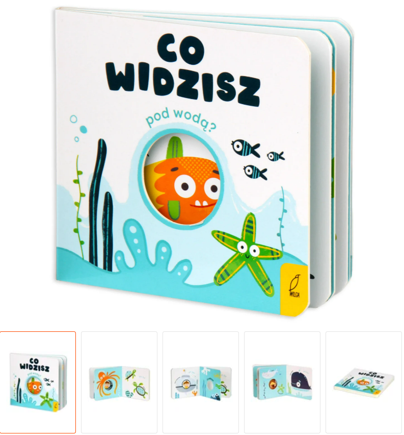 Książeczka Co widzisz? Pod wodą Grześkowiak Patrycja