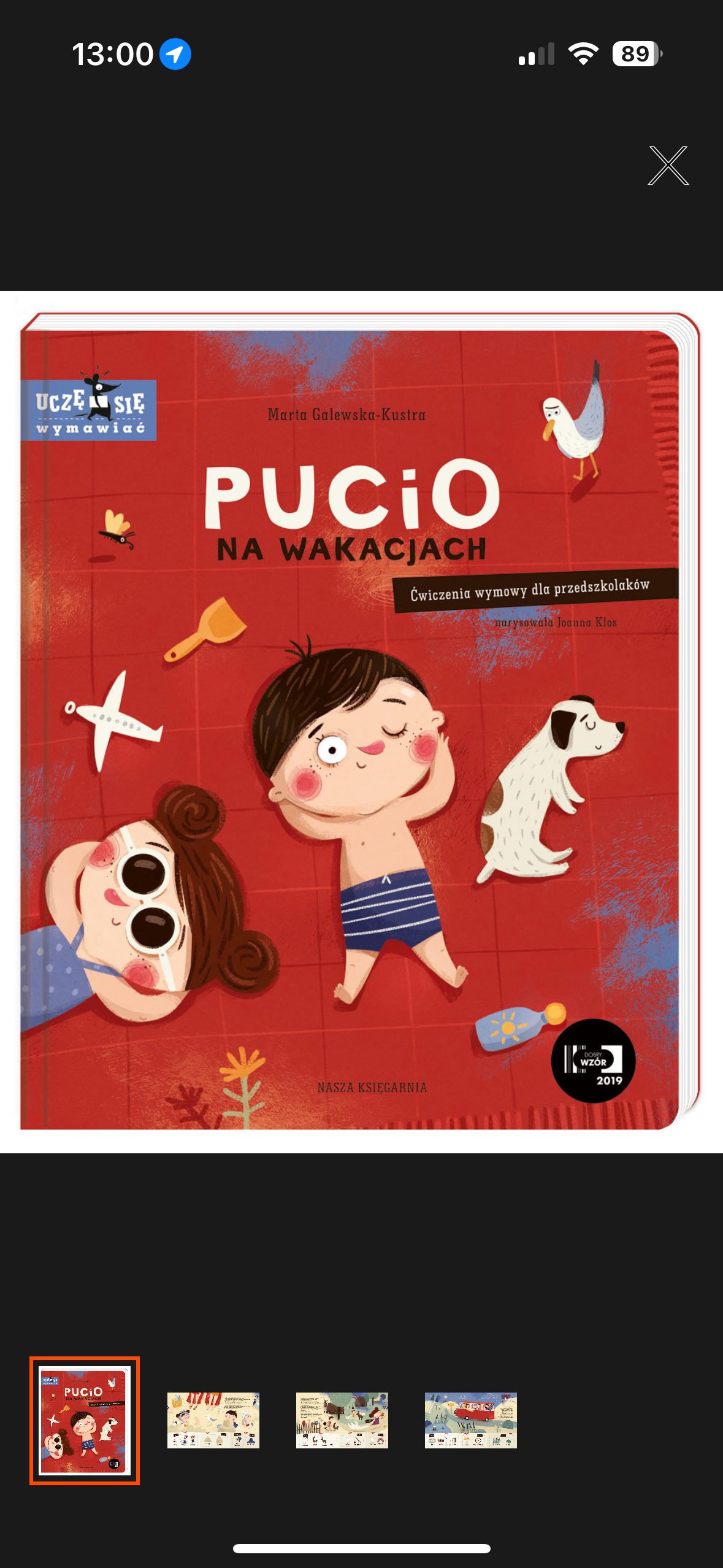 Pucio na wakacjach 