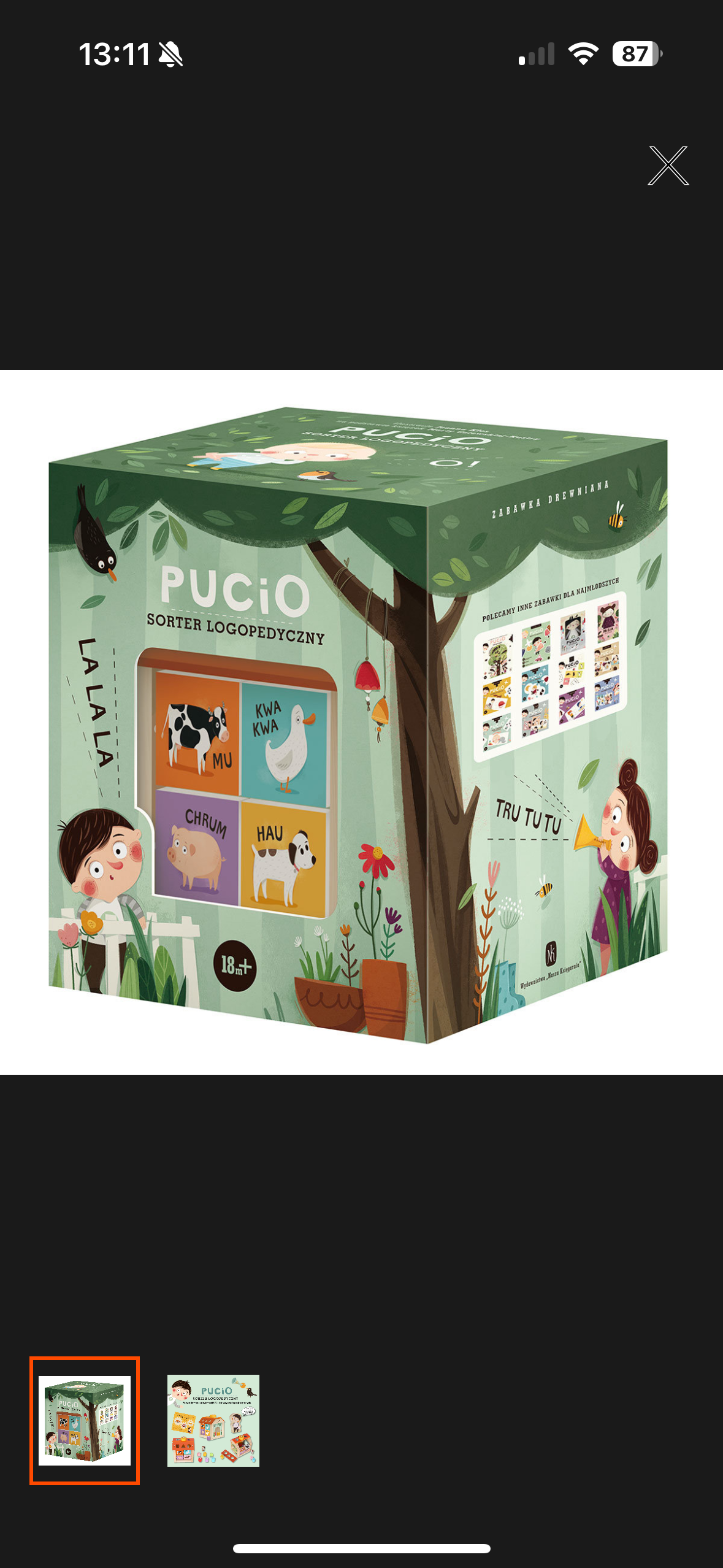 Pucio sorter logopedyczny 