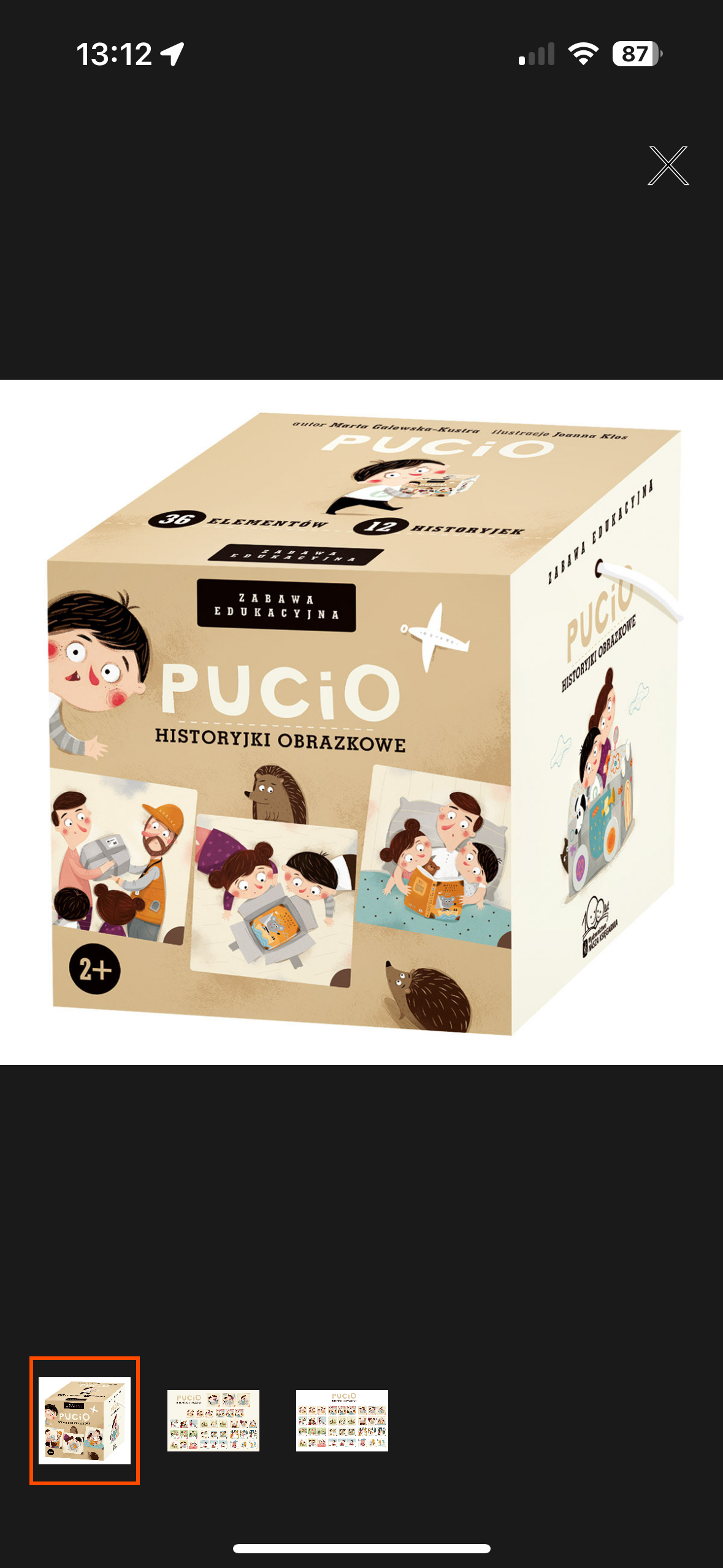 Pucio. Historyjki obrazkowe gra