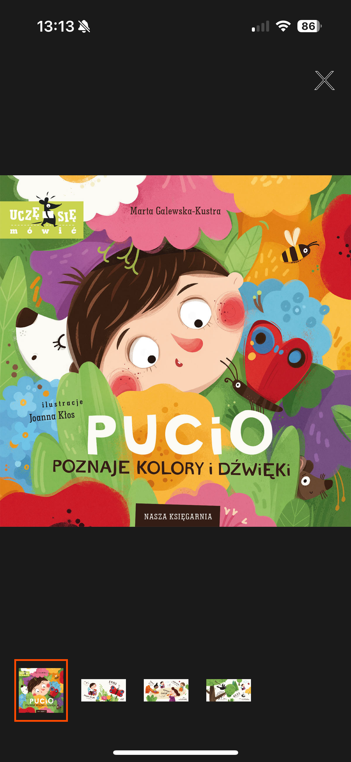 Pucio poznaje kolory i dźwięki 